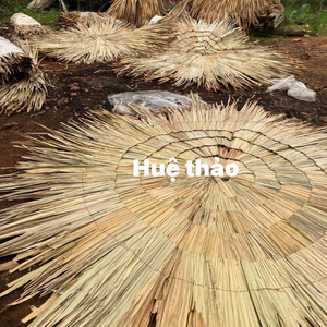 Premium Straw Foldable Thatch Palm Umbrella Cover 1.8m 2.1m 2.6m Vietnam Source For Luxury Poolside By 99 Gold Data - Product Image 2