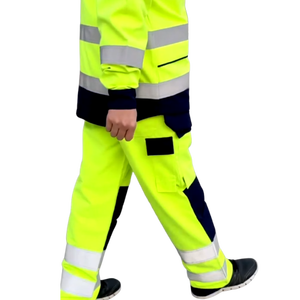 Wholesale Hi Vis Reflective Workwear <b>Jacket</b> Waterproof Windproof Safety <b>Jacket</b> for Construction Road <b>Workers</b> - Product Image 2
