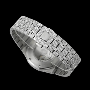 Relojes VVS Hip Hop Personalizados con Diamantes Moissanite, Corte Brillante, Cristal de Cuarzo, Colección de Moda para Hombre - Product Image 4