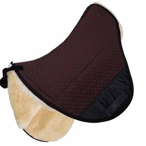 Almohadilla de montar multiusos con forro de piel de oveja y interior de lana para equitación - Product Image 4