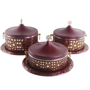 Superbe Casserole Ronde en Bois avec Couvercle en Verre, Intérieur en Acier Inoxydable, Design Moderne, Pot Durable pour Usage Domestique - Product Image 3