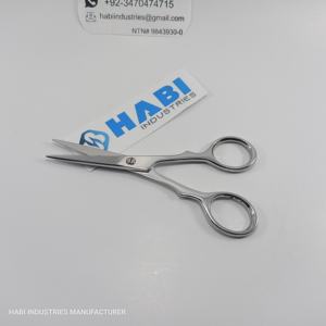 Chrome Polish Embroidery Scissors Custom <b>Threading</b> Shears Sharp Blade Stainless Steel Mini Right-Handed Cuticle Care Beauty - Product Image 6