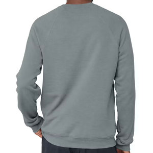 Modèle de sweat-shirt à col rond uni pour homme, à personnaliser avec impression graphique numérique - Product Image 5
