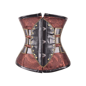 Corsé Bustier de Cuero de Calidad para Mujer, Moldeador de Cintura Delgada, Control de Abdomen, Uso Deportivo, Diseño de Cierre de Gancho y Ojo, Servicio OEM - Product Image 2