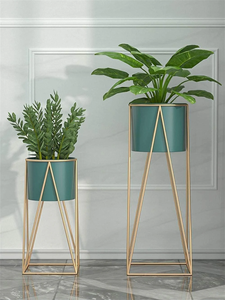 Durable Iron Planter and <b>Stand</b> Indoor Outdoor Uses Metal Iron Plant <b>Pot</b> <b>Stand</b> Combo for Home, Office, Balcony, Garden Decor - Product Image 6