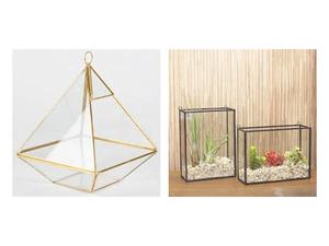 Terrarium géométrique 3d, support de plantes décoratif d'intérieur en verre, ornement décoratif pour le support de plantes - Product Image 3