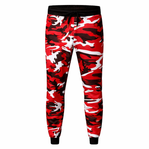 Pantalon de jogging camouflage de haute qualité pour homme, taille élastique avec cordon de serrage, coupe ajustée, confortable, style streetwear, idéal pour l'entraînement - Product Image 1