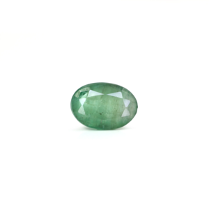 2.15 Carat Natural Emerald Loose Gemstone Oval Faceted Cut for Fine Jewelry - Product Image 1