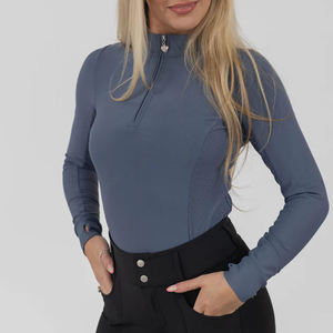 Camisa de Equitación de Manga Larga, Transpirable, para Entrenamiento de Equitación - Product Image 1