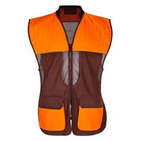 Gilet d'extérieur pour homme, randonnée, pêche, camping, chasse, gilet orange, séchage rapide, respirant, polyester, gilet de chasse en montagne