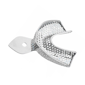Oferta Especial: Bandeja de Impresión Perforada para Mandíbula Inferior, Pequeña, de Acero Inoxidable, Instrumento Quirúrgico Dental para Impresiones Dentales Precisas - Product Image 4