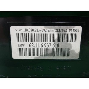 Instrumentos Combinados para Serie 5 2000-2005 Sin Codificar Usados OEM 62116937610 - Product Image 5