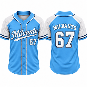 Maillots de baseball pour hommes personnalisés en polyester 100% violet, 180 GSM, de qualité supérieure, sublimation, numéro personnalisé, respirant, uniforme de baseball - Product Image 5