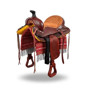 Selle de cheval western personnalisée en cuir avec arceau en bois, quincaillerie en laiton et assise souple pour l'équitation tout-terrain – Fabricant sur mesure - Product Image 1