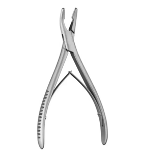 Rongeurs osseux manuels en acier inoxydable pour chirurgie orthopédique et formation osseuse - Product Image 1