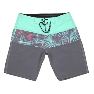 Short de plage pour hommes, short de bain à changement de couleur, écologique, respirant, taille élastique, en toile, séchage rapide, maillot de bain d'été - Product Image 2