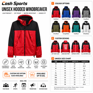 Achetez nos vestes coupe-vent à prix de gros |   Autres couleurs également disponibles - Product Image 6