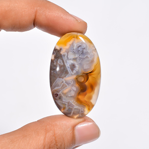 Natural <b>Stick</b> Agate Stone Free Size <b>Smooth</b> Mix Shape Loose Cabochon Calibrated Certified for Jewelry Making Factory Supplier - Product Image 1