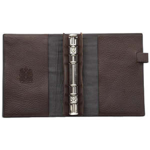 Planificador de cuero texturizado vaquero hecho a mano PLAN BIBLE carpeta de anillas cuaderno recarga 6 anillas planificador personalizado - Product Image 3