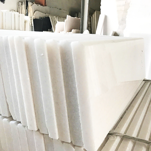 Grande dalle de marbre dolomite naturel blanc poli de haute qualité, moderne, 24x24, Code WT02, écologique, imperméable et durable - Product Image 3