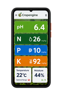 ระบบวิเคราะห์ธาตุอาหารในดิน Cropengine แอปพลิเคชันมือถือเชื่อมต่อเซ็นเซอร์อัจฉริยะเพื่อการเกษตรที่ยั่งยืนและการจัดการพืชผลอย่างแม่นยำ - Product Image 6