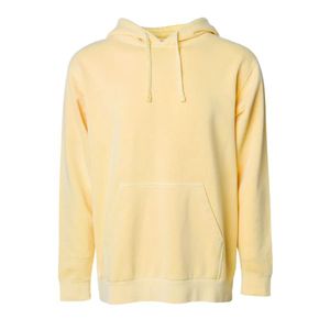 Sudadera con Capucha de Algodón Orgánico de Peso Medio, Estilo Casual y Elegante para Jóvenes, 100% Teñida con Pigmentos, Bordada, Suave, Resistente, Diseño Sólido para Invierno - Product Image 4
