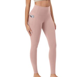 Leggings de Yoga Personalizados al por Mayor para Mujer, Cintura Alta, Sólidos, de Secado Rápido, Transpirables, Elásticos, para Fitness, Entrenamiento, Gimnasio, Correr, Ropa Deportiva - Product Image 4