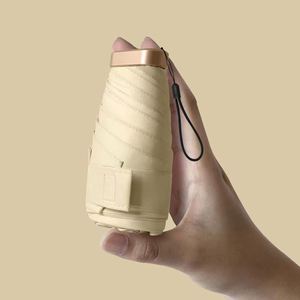 Hot Sale High Quality Small Size Mini <b>Pocket</b> 6 Fold UV Protection Rain Umbrella - Product Image 2