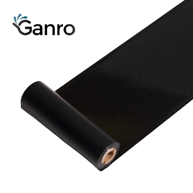 110MM*300M TTR Barcode Office Printing Coated Paper Handwriting Wax/Resin Black Thermal Transfer Ribbon Compatible Features