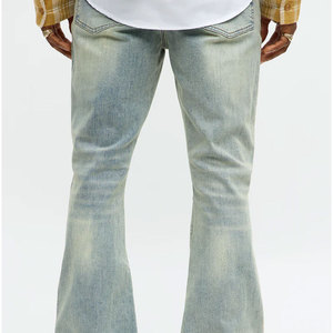 Pantalones de hombre con logotipos serigrafiados, diseño bordado, pantalones vaqueros, pantalones de hombre con MOQ bajo y alta calidad. - Product Image 5