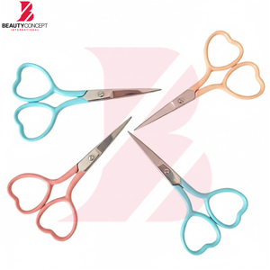 Tijeras Multiusos en Forma de Corazón en Hermosos Colores, Tijeras de Bordado de Acero Inoxidable de Marca Privada para Uso Profesional - Product Image 4