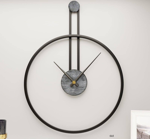 Antique Style Wall <b>Clock</b> Luxury Wall <b>Clock</b> Gold Round Metal Moving Gear <b>Clock</b> with Handmade Use for Home & Hotel Use - Product Image 2