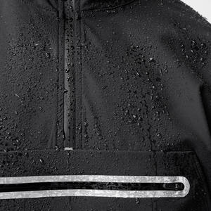 Chaqueta Anorak de Invierno para Hombre, Estilo Techwear, con Capucha, Media Cremallera, Impermeable, Cortavientos, con Logotipo Frontal, Ropa Urbana para Exteriores - Product Image 4