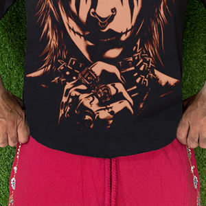 Camiseta de algodón suave de punto con letras, corte regular, transpirable y ecológica para hombre, estilo urbano personalizado, moda diaria, viajes y gimnasio. - Product Image 4