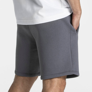 Factory Price 100% Cotton Heavyweight Fleece Men's High Street Elastic Waist <b>Shorts</b> Solid Street Style for Daily Wear - Product Image 5