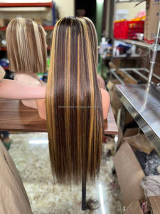 Perruques Lace Front en Cheveux Naturels Vietnamiens les Plus Vendues, Lisses et Droites, Densité 200%, Sans Colle, Haute Qualité - Product Image 4