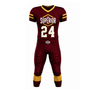 <b>Elite</b> American Football Uniform Package with Sublimation Printing, Breathable Mesh Panels and Athletic Fit Construction - Product Image 1