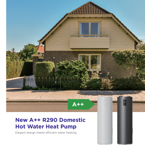 Chauffe-eau à pompe à chaleur Sunrain EU CE ERP certifié 250L série YT, réfrigérant R290, tout-en-un, efficacité énergétique A++ - Product Image 2