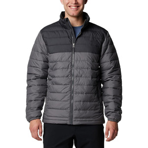 Veste d'hiver matelassée pour homme, couleur unie, col montant, fermeture éclair, coupe-vent, coupe décontractée, rembourrage en polyester - Product Image 1