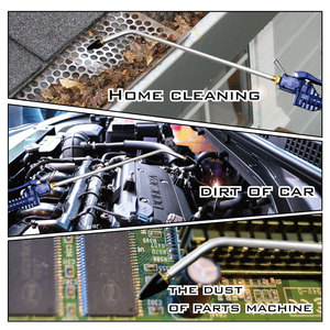 Pistola de aire neumática de largo alcance, tubo de extensión de aluminio, 18 CFM, alto flujo de aire, ligero, 0,2 kg para polvo Industrial de coche - Product Image 5