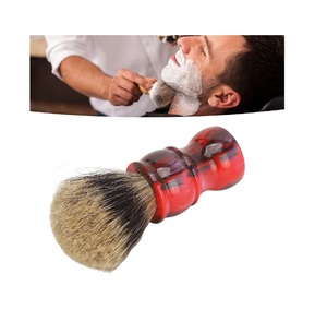 Maclura Brosse à raser Super Badger pour homme avec poils synthétiques en nylon et manche en résine - Product Image 6