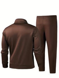 Premium <b>Polyester</b> <b>Tracksuit</b> Set for Men/Women – Breathable Lightweight Athletic Wear, Quick-Dry Sports Jogging Suit 2pc - Product Image 2