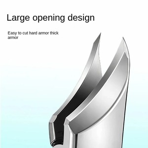 กรรไกรตัดเล็บมืออาชีพแบบกันน้ำกระเซ็น ตะไบเล็บสแตนเลส ที่ตัดเล็บเท้า เล็บมือ ใบมีดโค้งกว้าง ทนทาน - Product Image 6