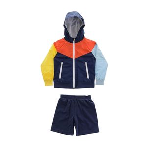Chaqueta Cortavientos con Capucha, Transpirable, Resistente al Viento, con Logotipo Personalizado, Estilo Urbano, de Poliéster/Nailon, con Cierre de Cordón para Hombre - Product Image 1