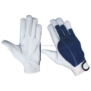 Guantes de cuero con forro polar de piel de cabra de Pakistán en ALA Guantes de montaje de cuero con estilo de pulgar Gants de travail - Product Image 3