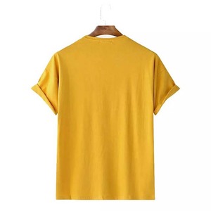 100% Cotton Clush Industries Men's T-Shirts Custom Printing OEM Logo <b>Plain</b> Blank Crewneck Solid Color Short Sleeve Quick Dry - Product Image 2