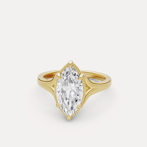 Anillo de Diamantes Cultivados en Laboratorio de 18k con Halo Oculto de la Mejor Calidad para Mujer, con Diseño Elegante y Acabado Brillante, en Venta - Product Image 5