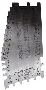 SUNTOOLS/STIPL Bangle Gauge Model 414A Stainless Steel Irregular Shape for Bracelet Making Measuring Tool Mould Making Sample - Product Image 4