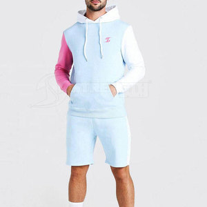 Conjunto de Sudadera con Capucha y Pantalones Cortos para Hombre, Diseño Moderno que Ofrece Movimiento Flexible y Estilo Casual Diario - Product Image 4
