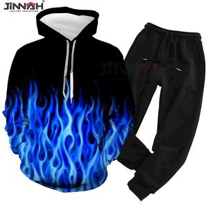 Manufactures Clothing Custom Hoodie Made Sublimation <b>Wolf</b> Printed Track Suit Sweat Suits Print Two Piece Tracksuit Set for Men - Product Image 4
